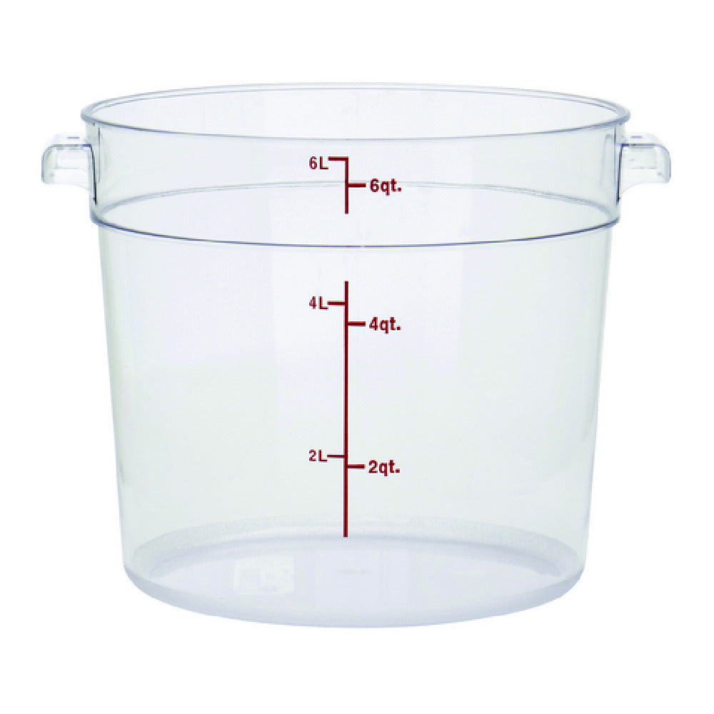 Hubert 85034 - Hubert® Food Storage Container, 8-1/2" Dia. X 7-3/4"D, Round