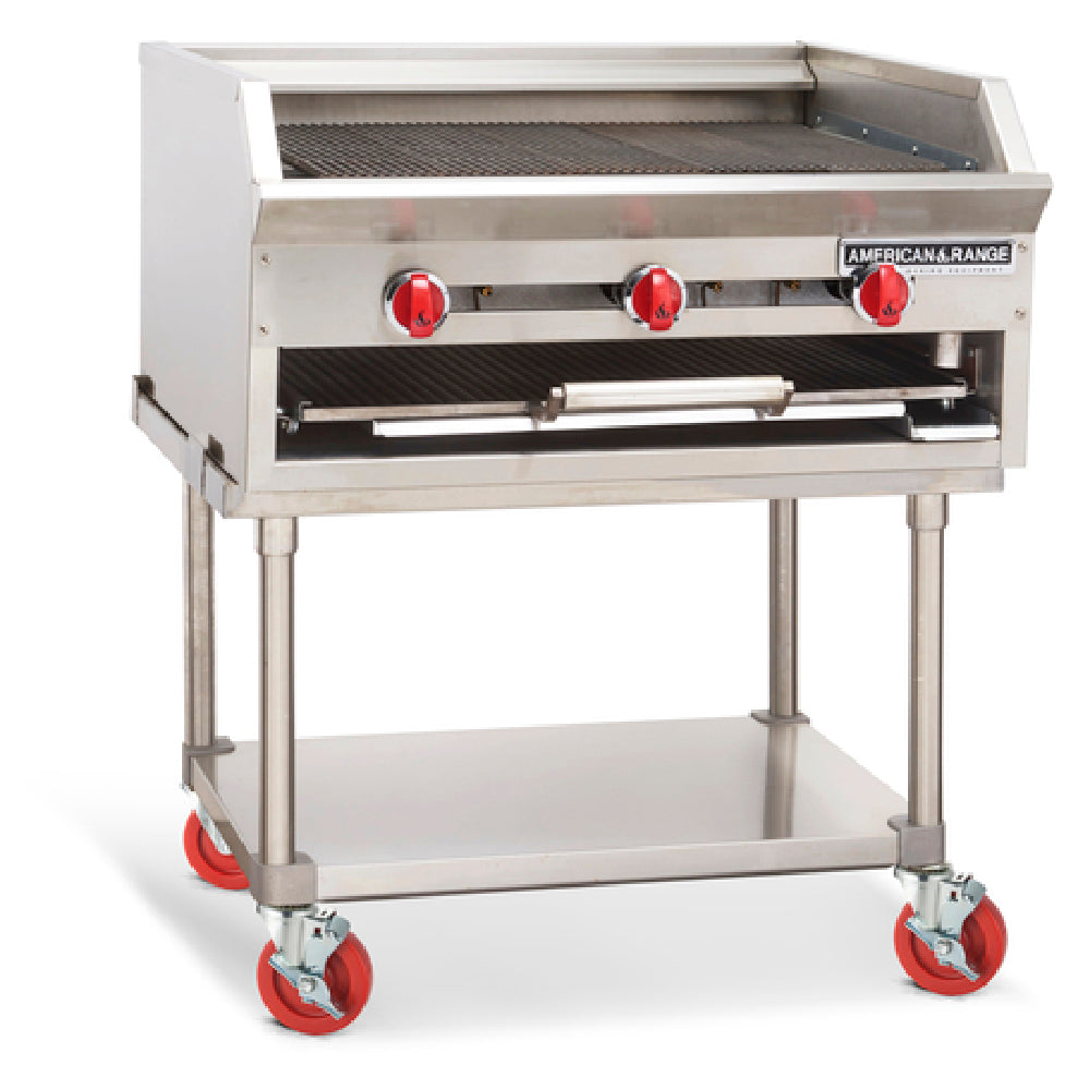 American Range HD34-CRBR-O_NAT - Medallion Professional Heavy Duty Range, Gas, 34" Charbroiler