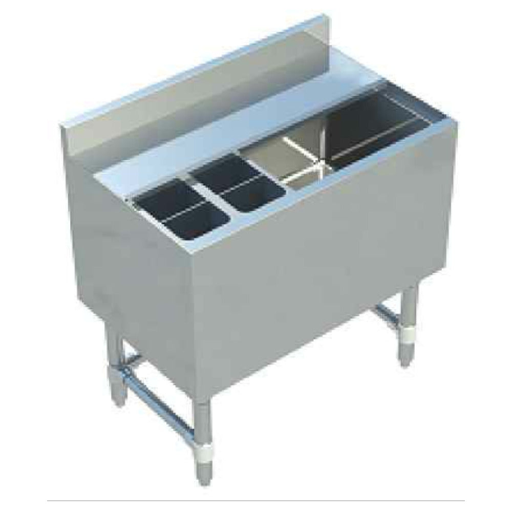 Sapphire Manufacturing SMIB-1830CP7 Underbar Ice Bin 12" D Insulated Cabin 30"L X 18-1/2"D X 30”H