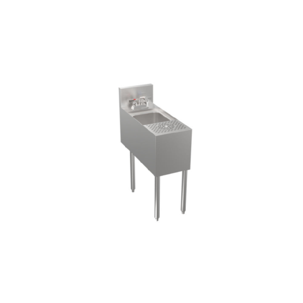 Krowne KRS-MS12 - Stadium Series Underbar Speed Unit, 12”W X 29”D, 10” X 12”x 6” Deep Sink Bowl