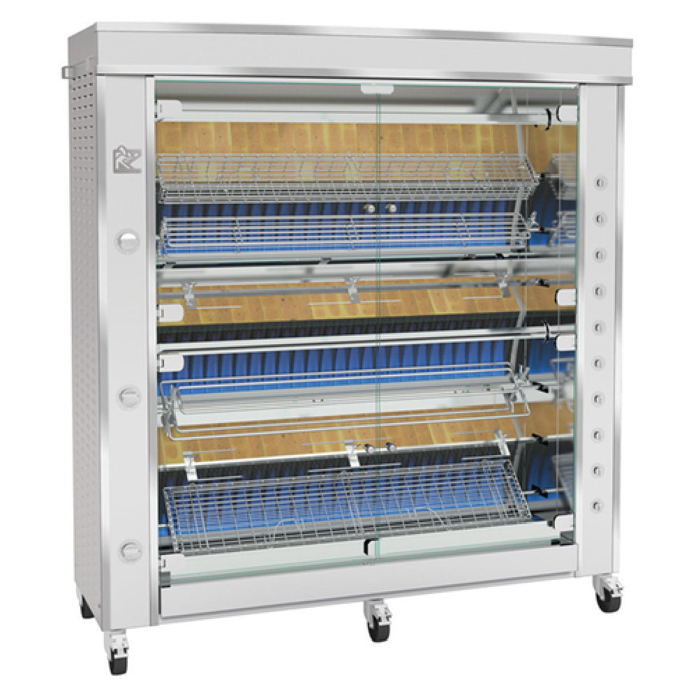 Rotisol GF1675-8G-SS_NAT GrandFlame Rotisserie Oven Gas Floor Model