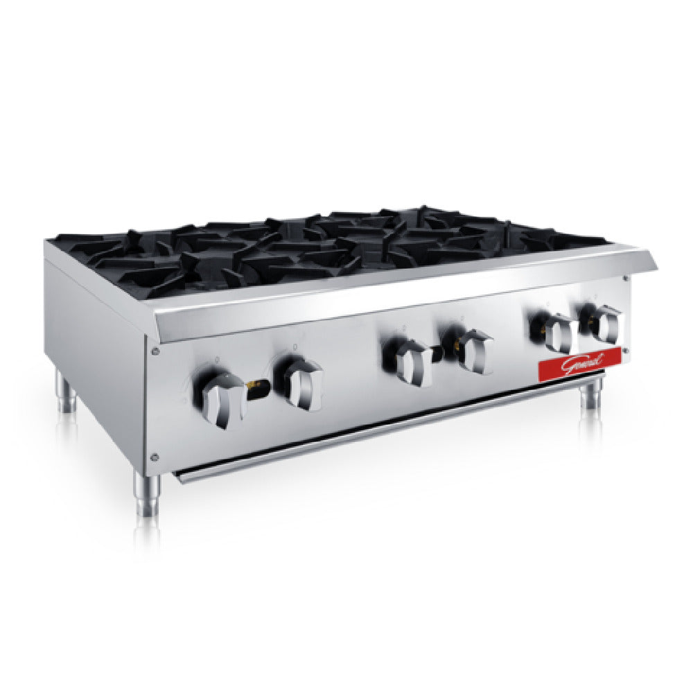 General GCHP-36-6NG General Hotplate Countertop Gas