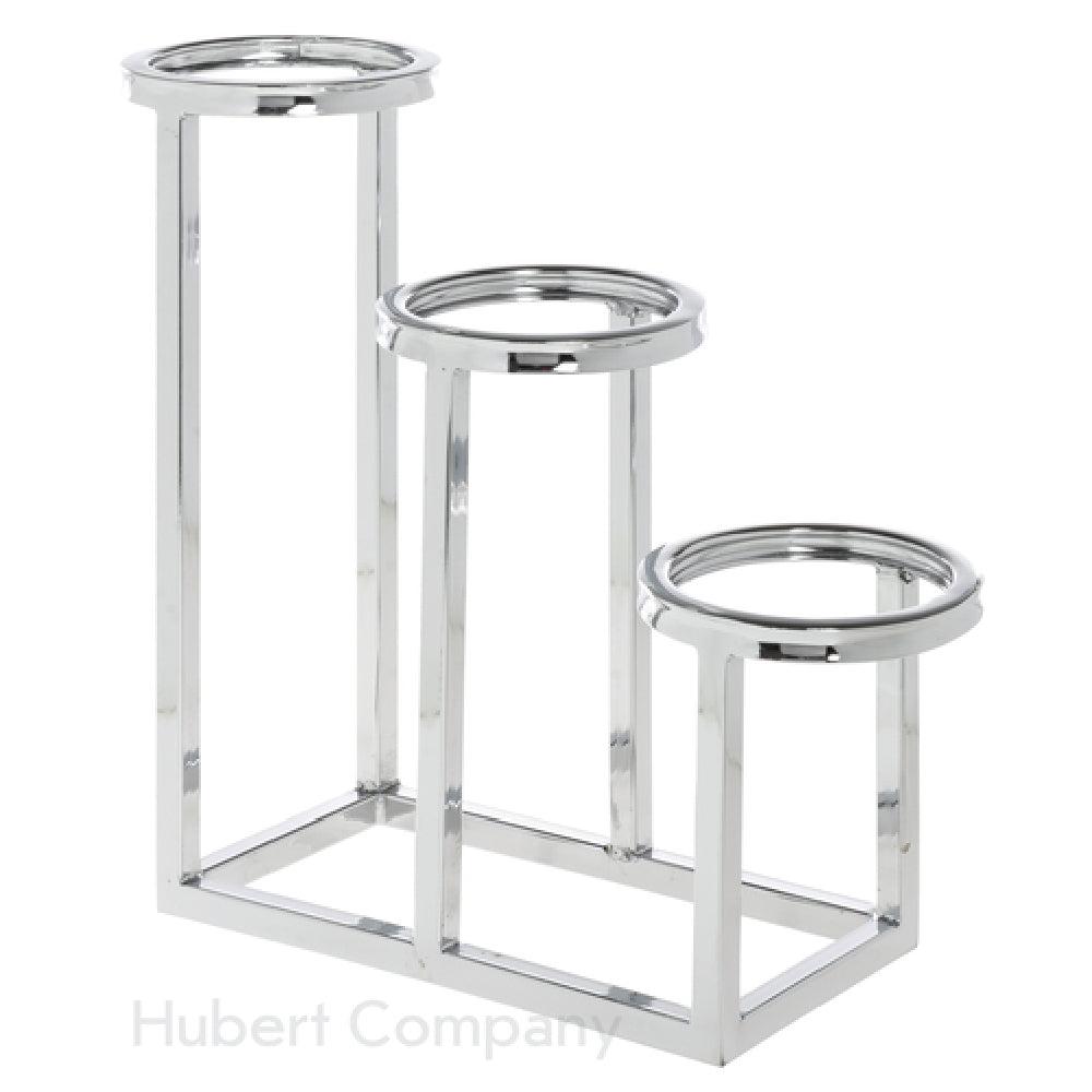 Hubert 38457 - Cerve Collection Flatware Cylinder Display/Stand, 3-tier, 5-1/5" X 14-4/5" X 12-3/10"H