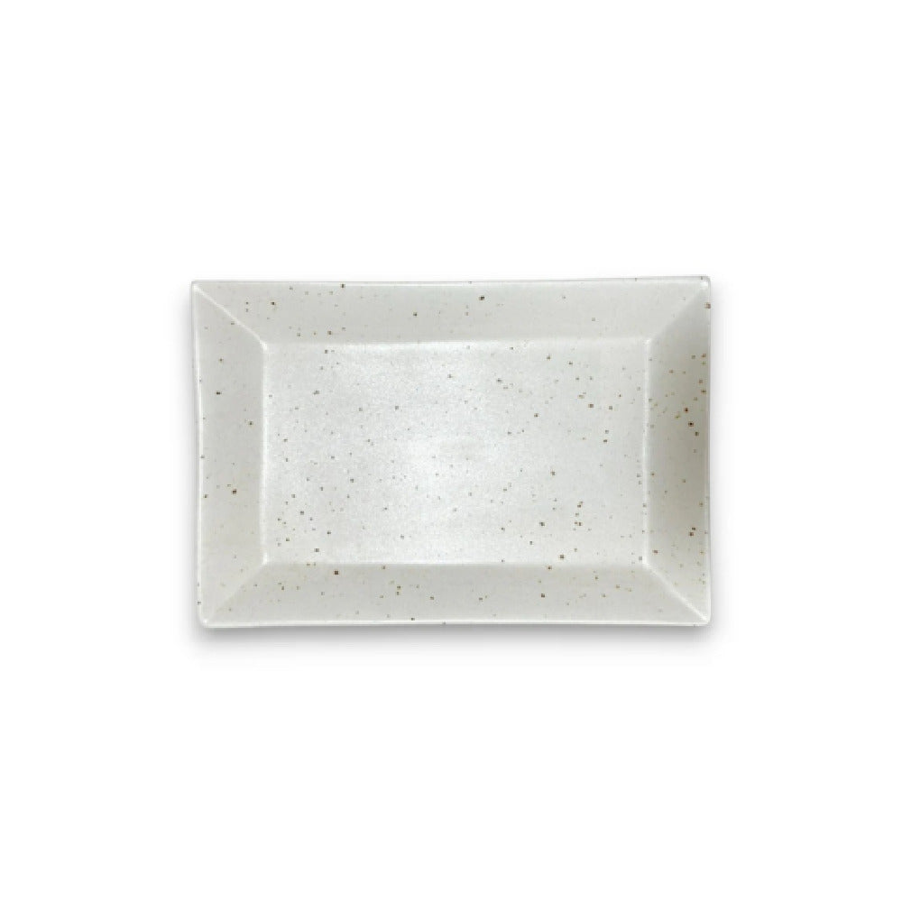 By The Earth Living SP057 Rectangular Platter 12" X 8" Speckled