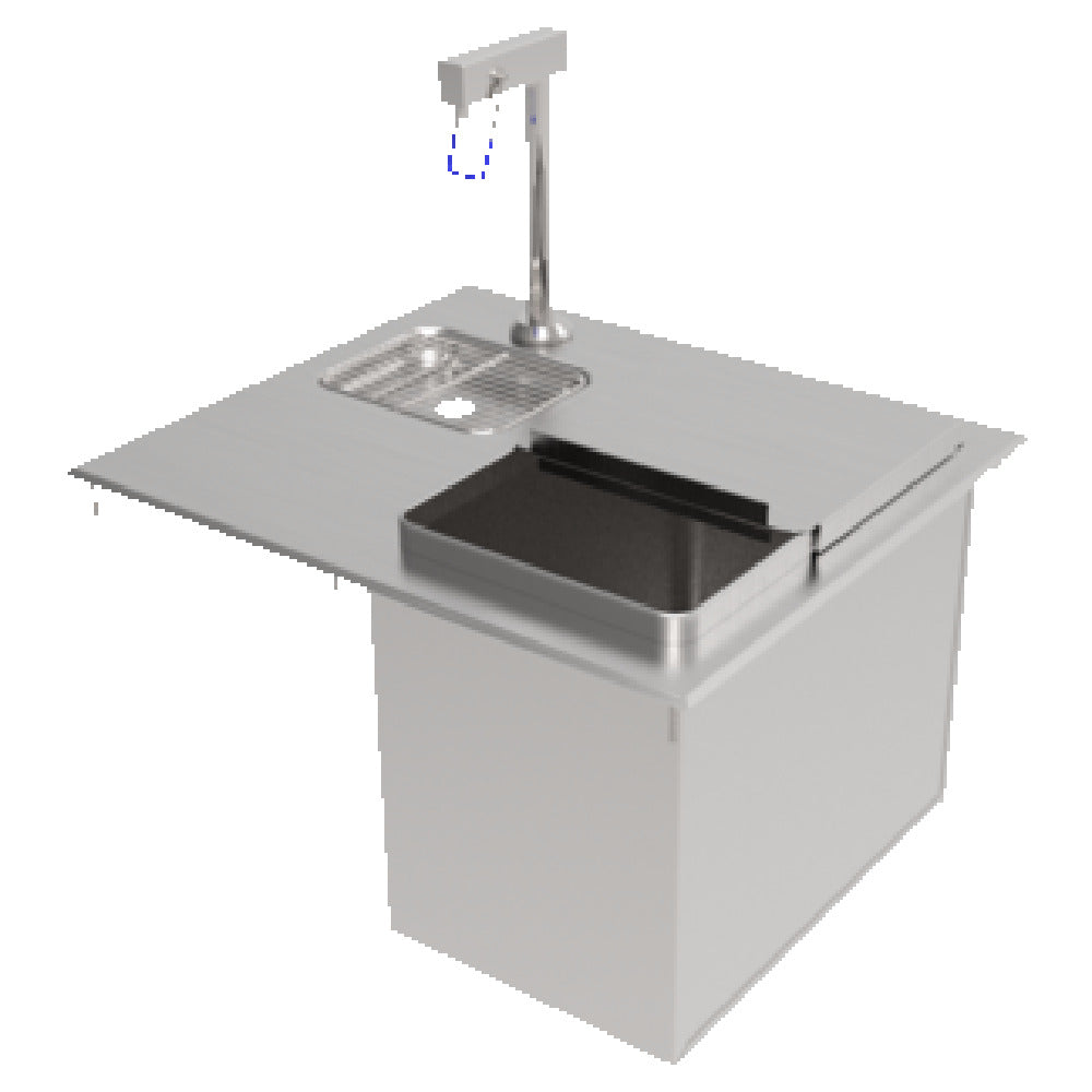 GSW USA IBWS-H Ice & Water Unit Drop-in Includes Single Service Glass Filler With 8-1/2" Clearance