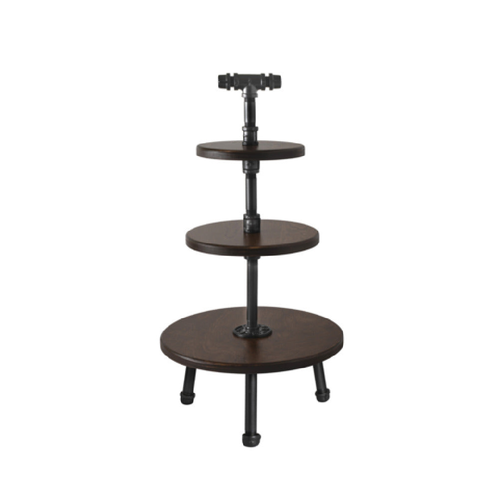 Steelite 6525T200 3-Tier Stand With Pipe Legs X 26.0" Buffet Stand