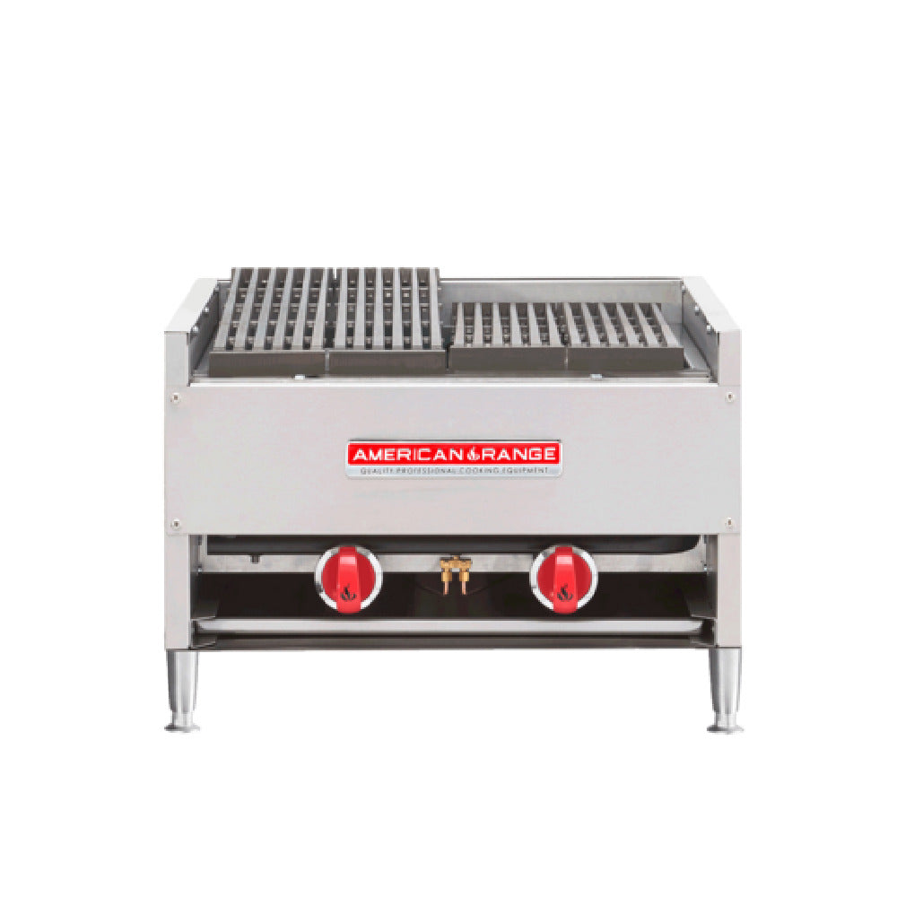 American Range AECB-48_NAT - Lava-Rock Broiler, Gas, Countertop