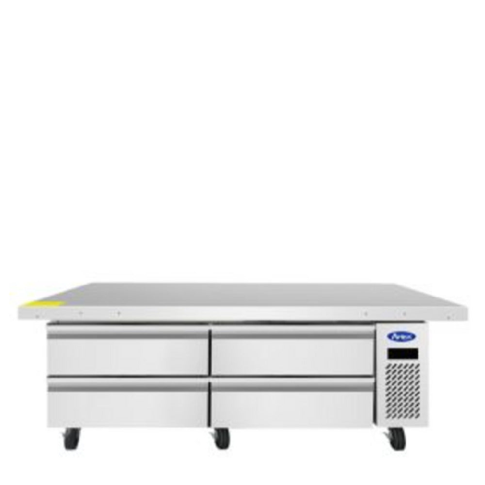Atosa USA, Inc. MGF8464GR - Chef Base Freezer, 76"W X 32"D X 26-1/4"H, (4) Drawers