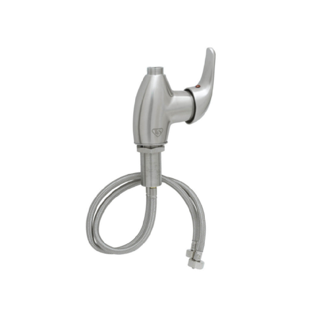 T&S Brass S-2785-LN EverSteel Single Hole Deck Mount Single Lever Faucet With Swivel Outlet (less Nozzle)