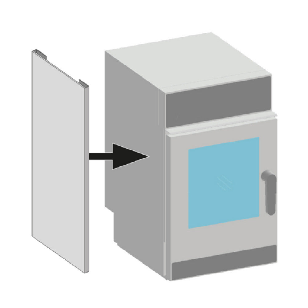 Lainox PAC026LU Stainless Steel Heat Shield For The Unit Side Panel Left Version
