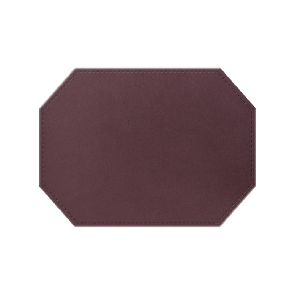 Risch TABLEMATOCT-IRI 15X11 Iridescent Shimmer Faux-leather Table Mat (specify Color)
