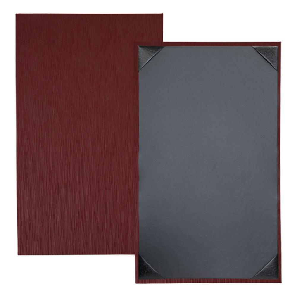 Risch VIENNA-1V 8.5X14 Vienna Hardback Wave-patterned Menu Cover (specify Color)