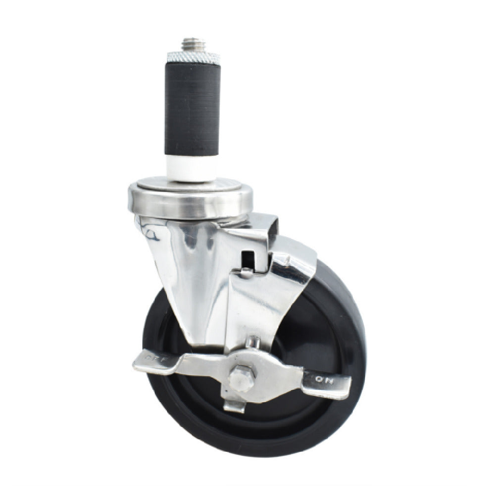 BK Resources 5SS-2RA-LDP-TLB - Swivel Caster, 1-1/4" Expanding Stem, 5" Polyolefin Wheel