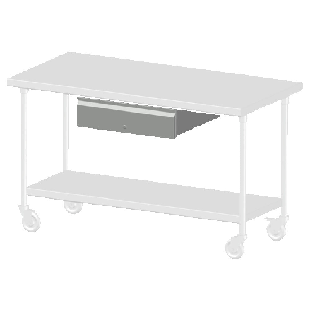 SPG TAC-2020-S - Universal Stainless Roller Bearing Drawer, 20" X 20", Stainless Steel