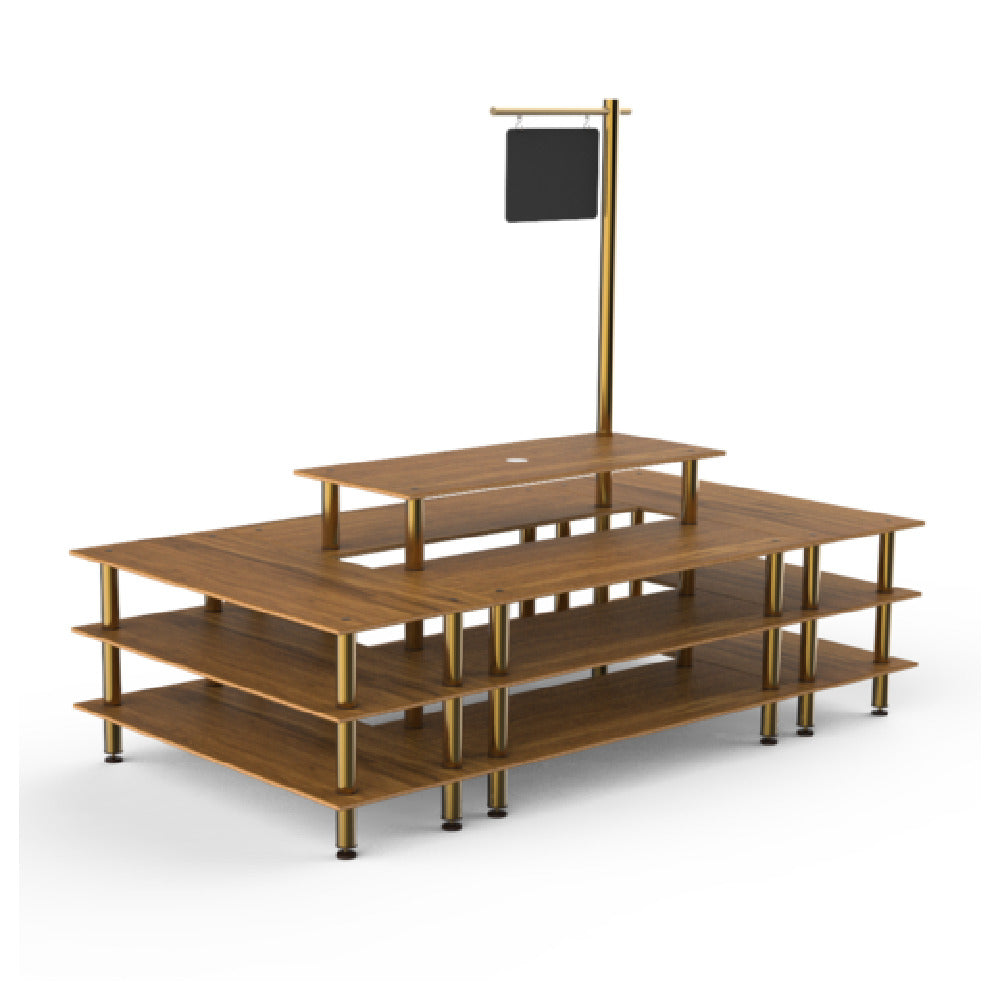Steelite MGCMLB07BBXF - Market Square Station, 130.0" X 71.0" X 107.0", Modular