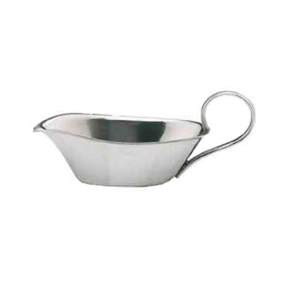 Bauscher Hepp 13.2215.0200 - Sauce Boat, 7 Oz. (0.20 Liter), 18/10 Stainless Steel