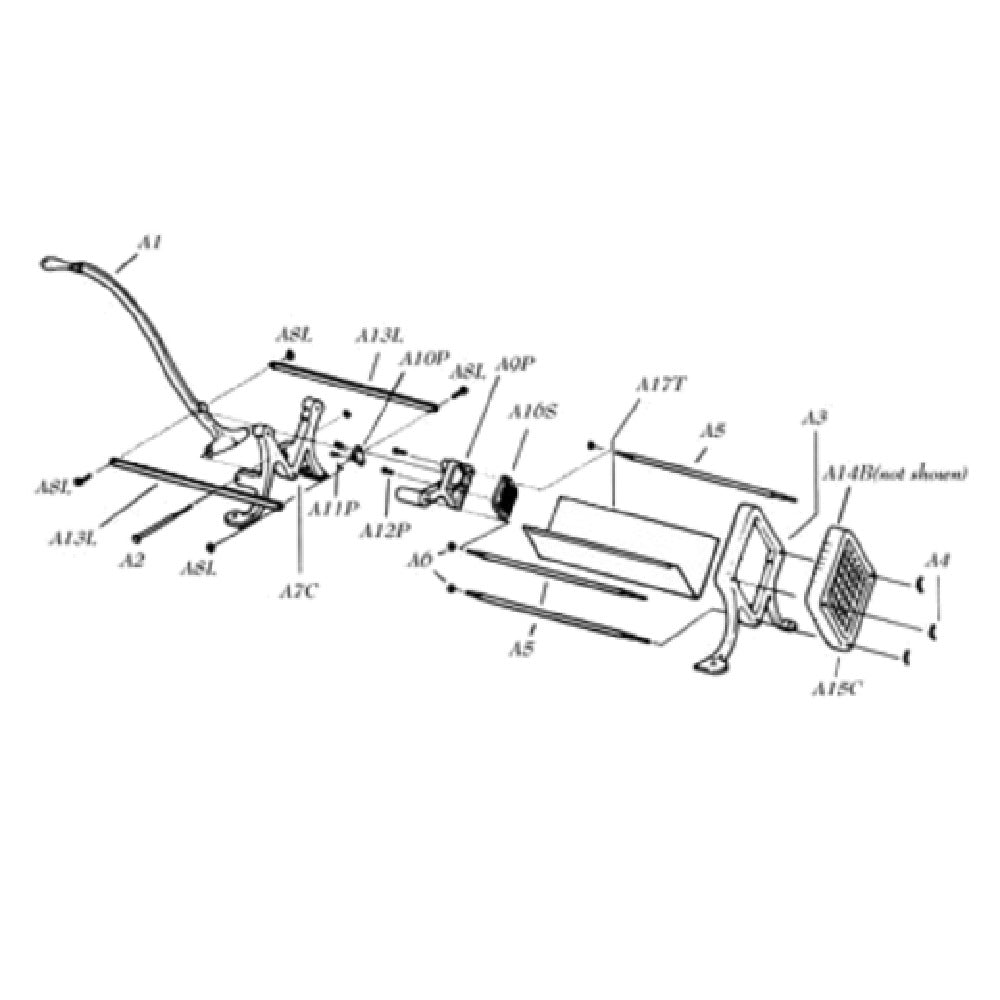 Alegacy Foodservice Products A3 Front End Casting For French Fry Cutter