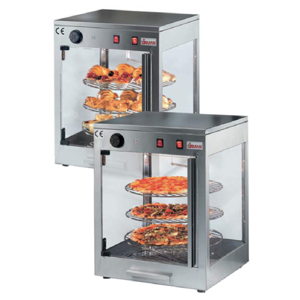 Sirman 30411008 VTR 42 Hot Food Display Case Countertop Rotating Rack