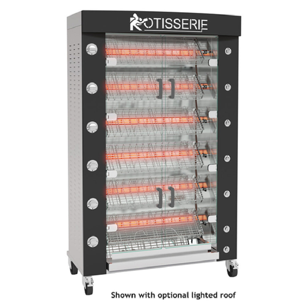 Rotisol FBS1160-6G-SSP FlamBoyant™ SPATCHCOCK Rotisserie Oven Gas Floor Model