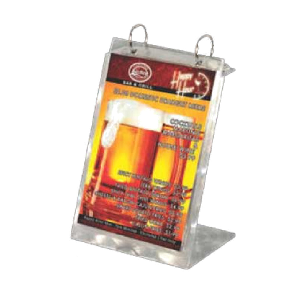 Menu Solutions TOPAPP Page Protectors For Top Ring Tents Holds 4" X 6" Insert