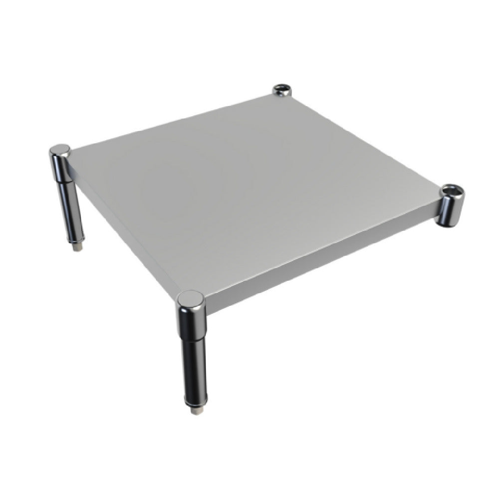 BK Resources DTS-24 - Dish Table UnderShelf, 24"W X 23-5/16"D X 10-11/16"H, 18/304 Stainless Steel Construction