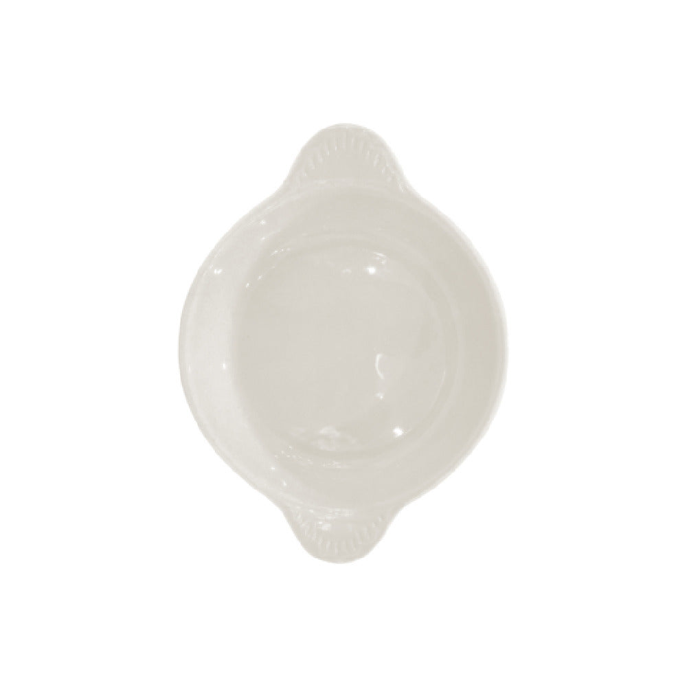 Steelite DCI435W Shirred Egg 14 Oz. 9"L X 7-1/3"W X 1-1/3"H