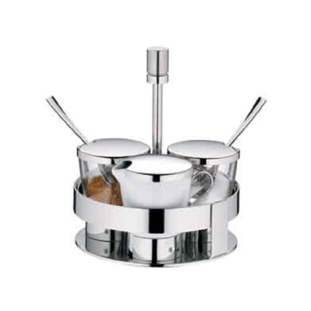 Bauscher Hepp 06.2340.6045 - Stand, 5-1/2" Dia. X 6-1/4"H, 18/10 Stainless Steel