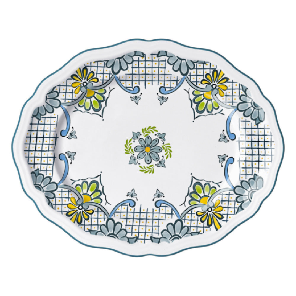 Steelite 62554FP817 Oval Platter 13.0" X 10.5" X 1.0" Adelina