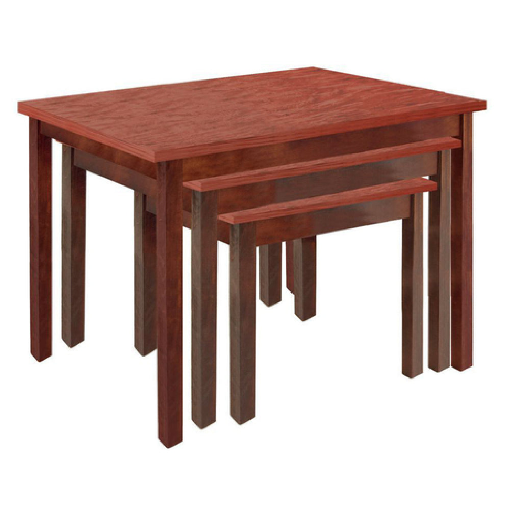 Hubert 87472 - Table Set, 3-piece, Includes (1) Each: 40" X 30" X 32"H