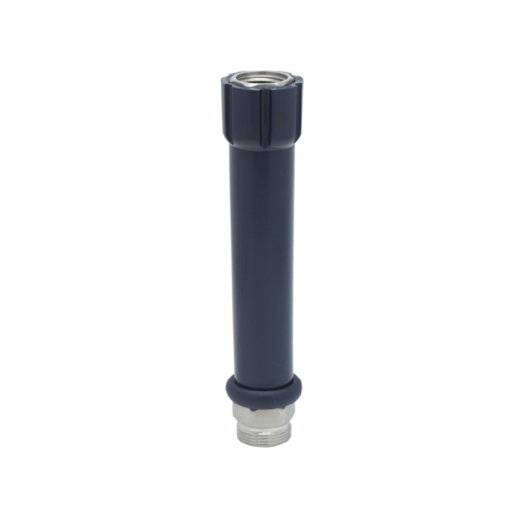 T&S Brass S011482-30 Stainless Steel S-0107 PRSV Grip Handle (Blue) 7/8-20 UN Male Inlet And 3/4-14 UN Female Outlet. Stainless Steel