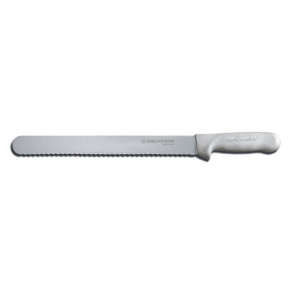 Dexter Russell 13463 Sani-Safe® (S140-12SC-PCP) Roast Slicer 12" Scalloped Edge