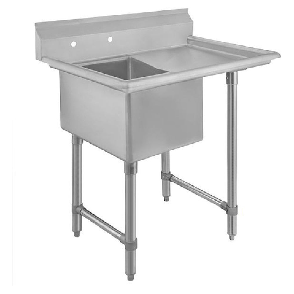 Klinger's Trading EIT1DR24 Elite Sink One Compartment 50-1/2"W X 29-1/2"D X 41"H