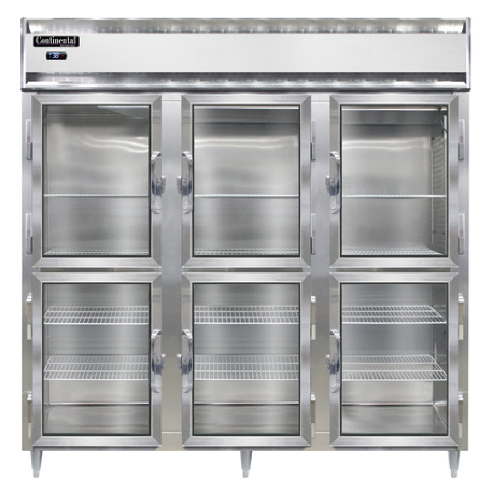 Continental Refrigerator D3RNGDHD Designer Line Refrigerator Reach-in Three-section