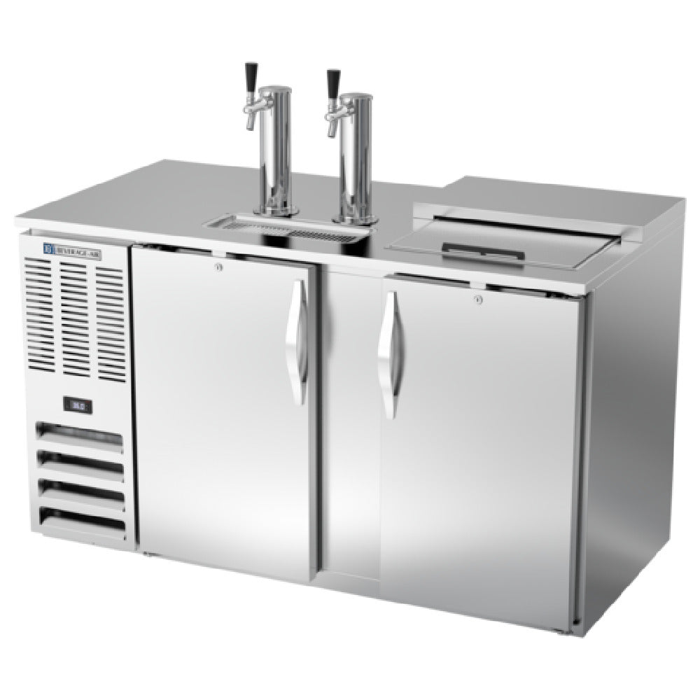 Beverage Air DD58HC-C-S - Direct Draw Dispenser, Club Top, 58"W X 30-3/8"D X 49-5/16"H