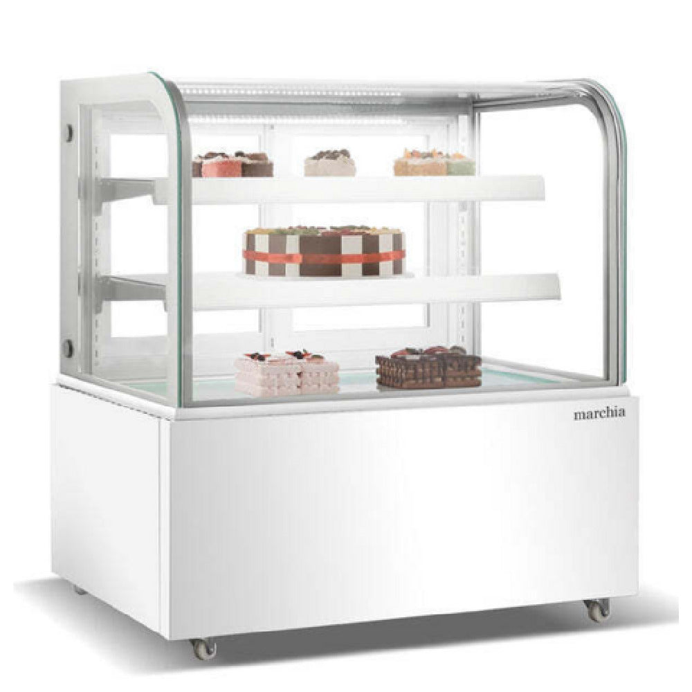 USR Brands MB48-W - Marchia Refrigerated Bakery Display Case, 47-4/5"W, 14.1 Cu. Ft. Capacity