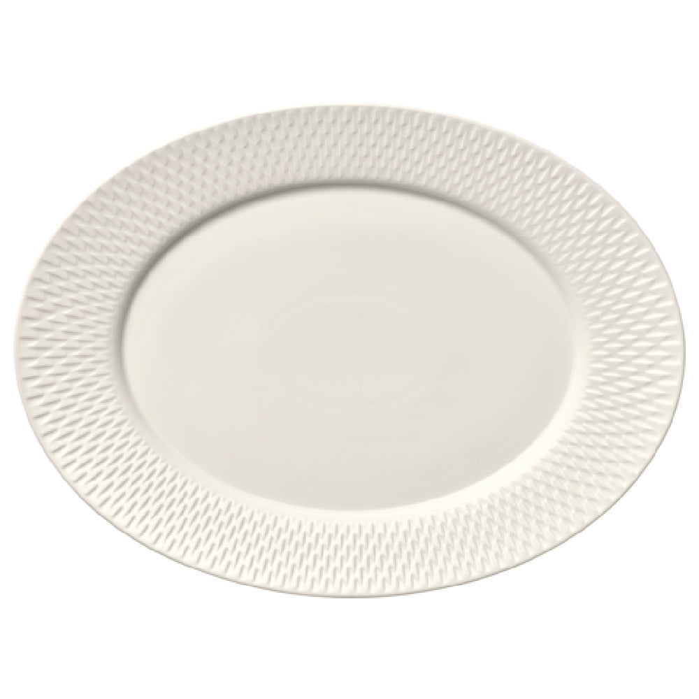 Bauscher Hepp 692083 - Platter, 13" X 9.4", Oval With Rim Relief