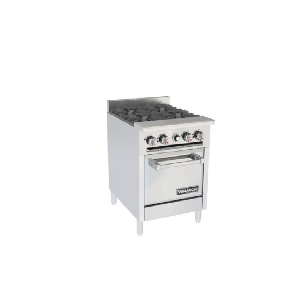 Venancio USA R24ST-24B_NAT - Restaurant Range, Gas, 24"W