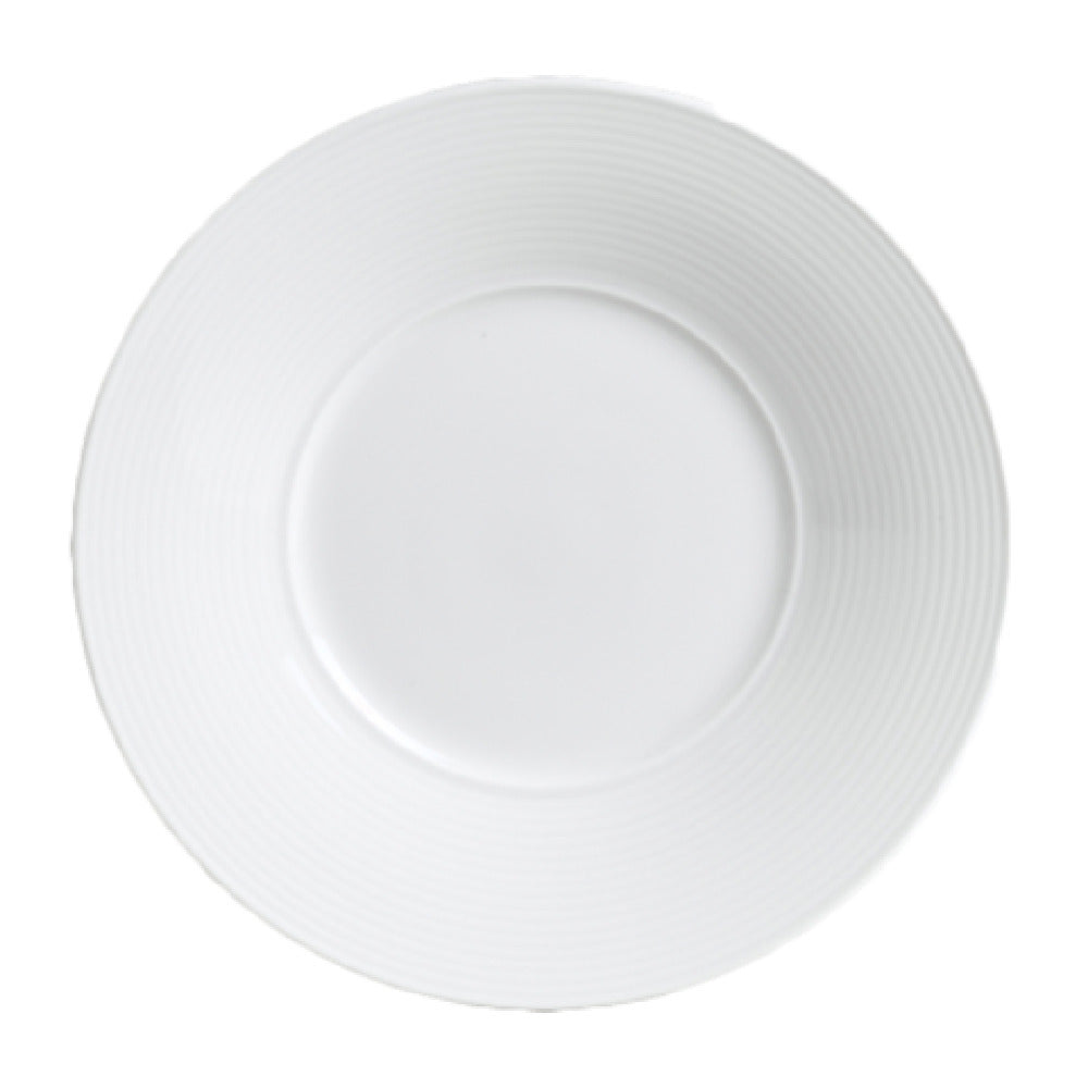Steelite 6300P004 Plate 6-1/4" Dia. (4-1/4" Well) Round Broad Rim