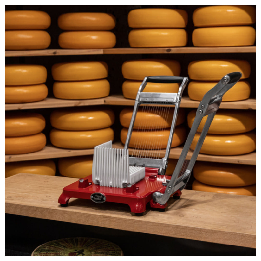 BOSKA 310000 - Boska BlockBuster Cheese Dicer Red, 16.81''W X 17.04''D X 7''H, Cast Aluminium Base