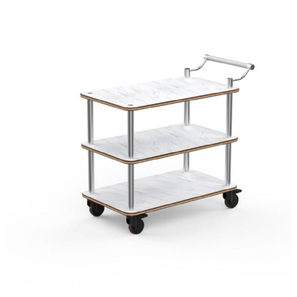 Steelite MGCRNX09CSXX Mogogo Buffet Solutions Roll'n Service Cart 41-1/2" X 21" X 36"H