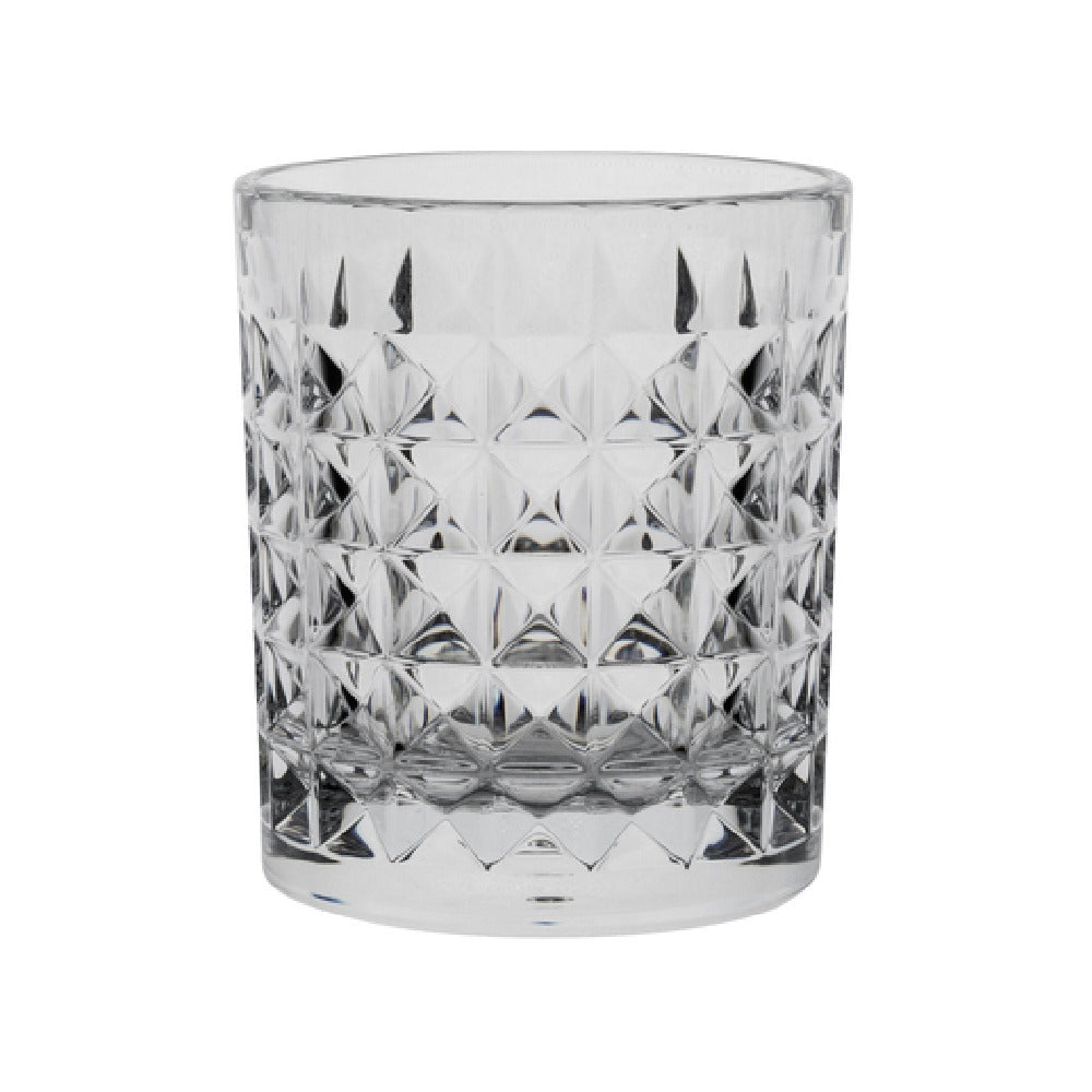 Steelite 7030DR048 Cut Tumbler 9 Oz. (H 3-5/8" M 3-1/8" T 3-1/8" B 2-7/8") Polycrystal®