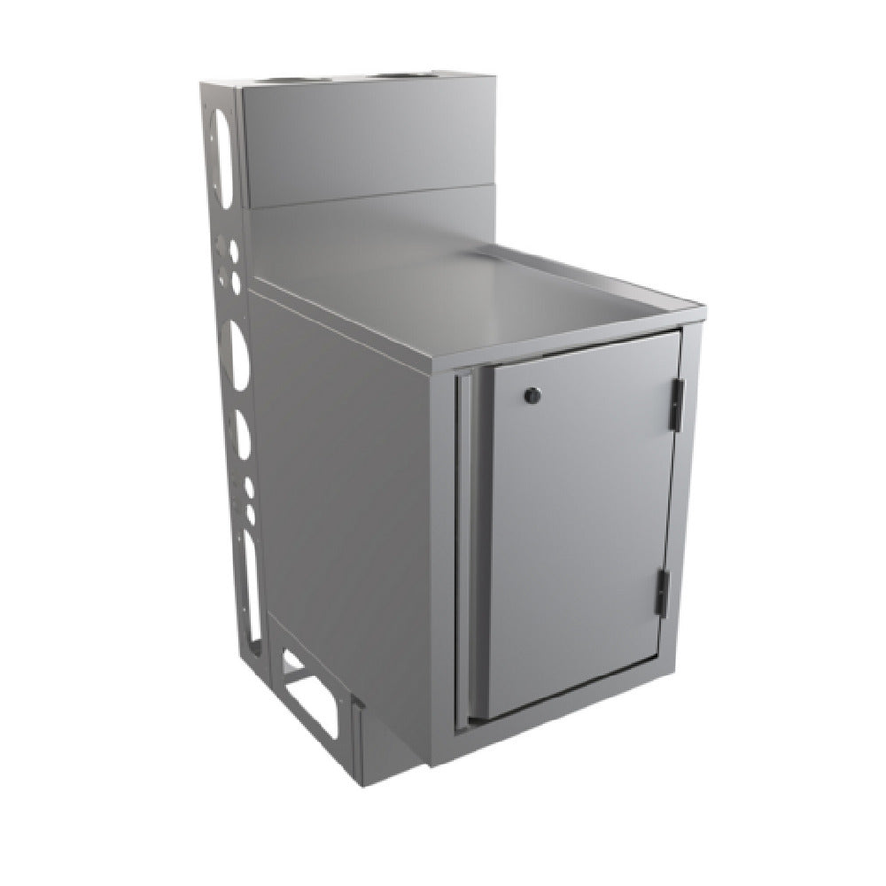 BK Resources UBC-DW-21-F18HL Top Shelf Underbar Cabinet Flat Top Die Wall