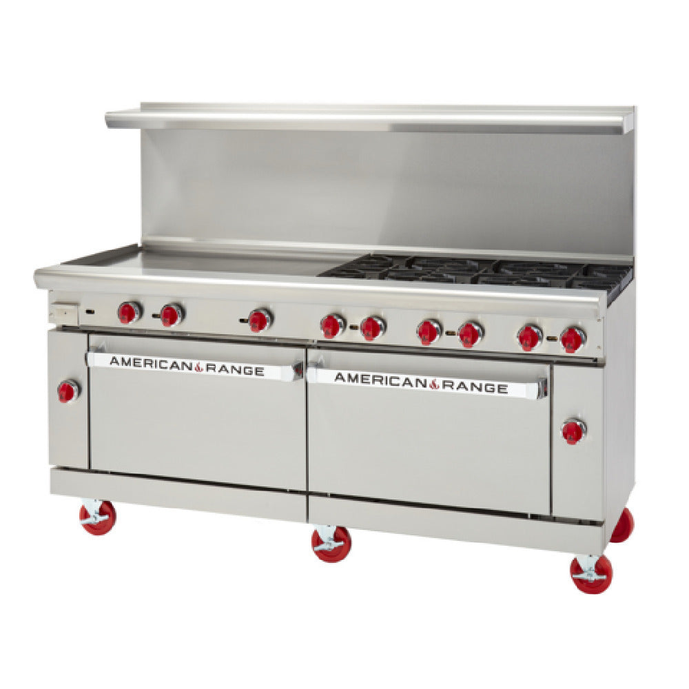 American Range AR-60G-2B_NAT - Restaurant Range, Gas, 72"