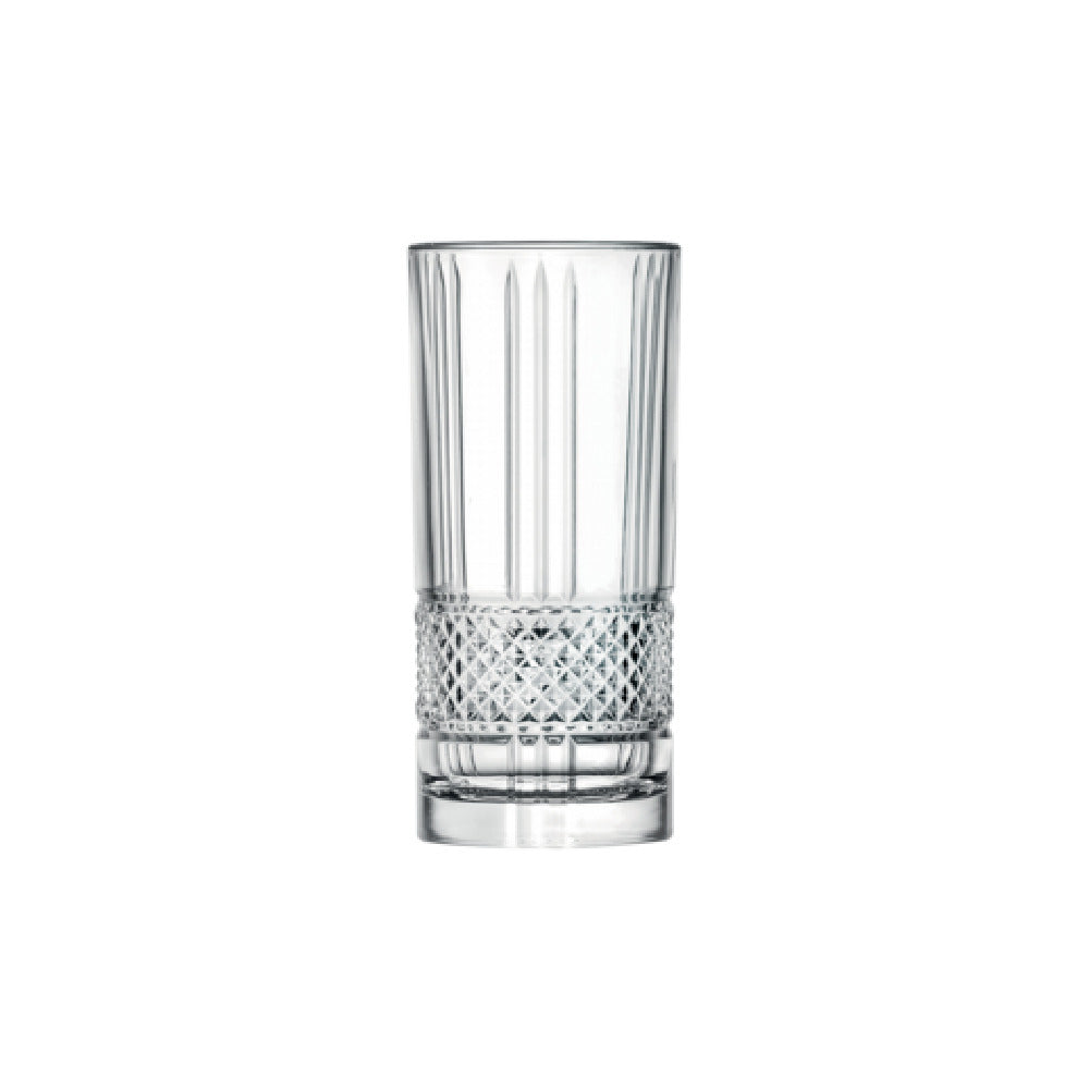 Steelite 663RCR315 Highball Glass 12.5 Oz. (H 5-7/8" M 2-3/4" T 2-1/2" B 2-5/8") EcoCrystal