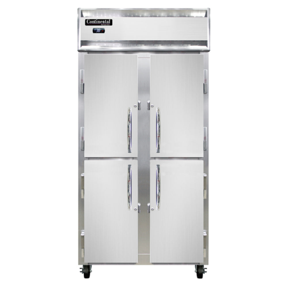 Continental Refrigerator 2RSENHD Slim Line Refrigerator Reach-in 36-1/4"W