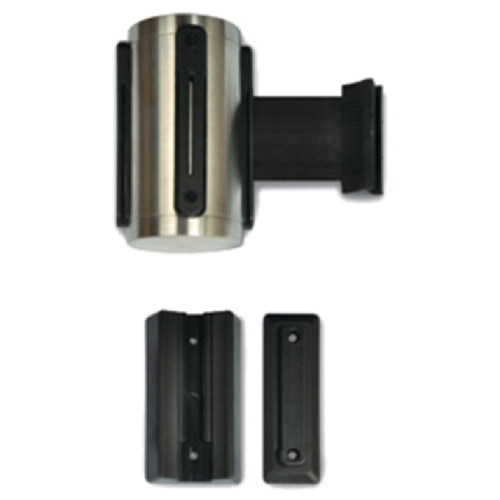 Central Specialties 5515SS-BLK Wall Mount Unit 9-1/2' Black Belt Stainless Steel