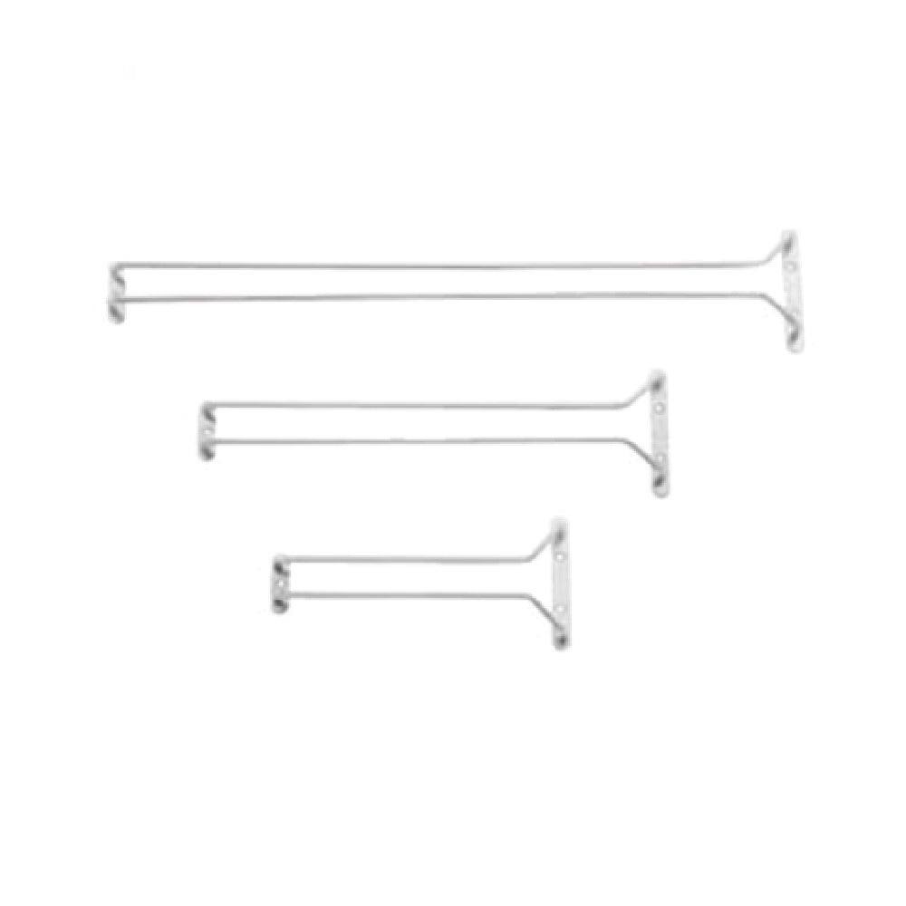 Alegacy Foodservice Products GR10C Glass Rack 10"L Chrome Finish