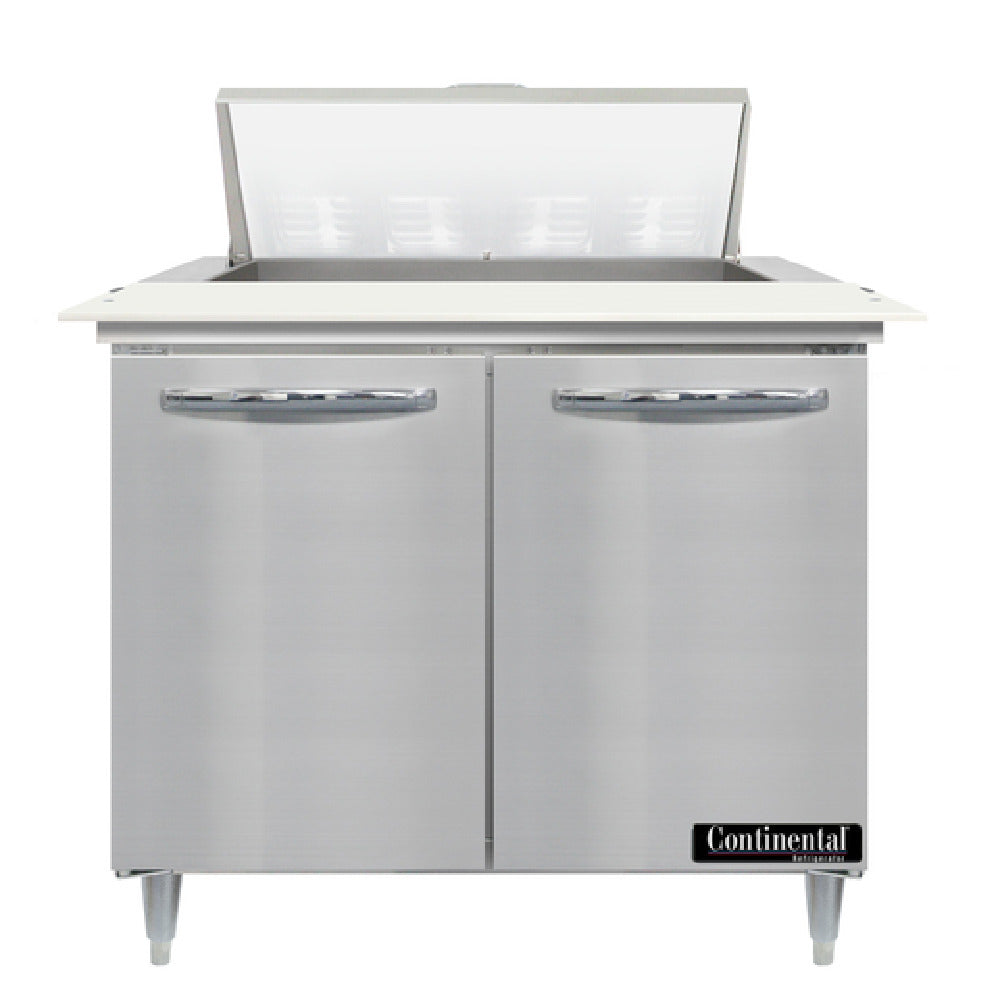Continental Refrigerator D36N8C Designer Line Sandwich Unit 36"W Two-section
