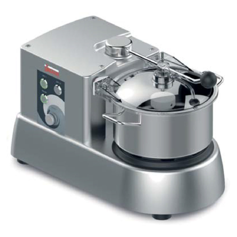 Sirman 40780428S C-TRONIC 4 VT Bowl Cutter 4 Qt. Stainless Steel Bowl With Handles
