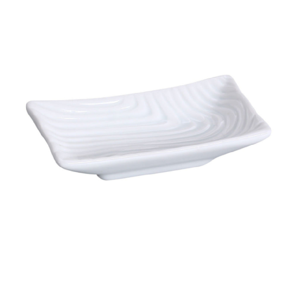 Yanco FU-903 Fuji Sauce Dish 1-1/2 Oz. 3-1/2"L X 2"W